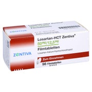LOSARTAN-HCT Zentiva 50 mg/12,5 mg Filmtabletten 98 St