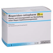 RISPERIDON-ratiopharm 25mg P.u.LM H.Dep.-Inj.-S. 5 St