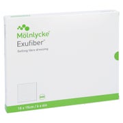 Exufiber 15x15 cm Gel-Faserverband 10 St