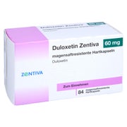 DULOXETIN Zentiva 60 mg magensaftres.Hartkapseln 84 St