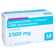 LEVETIRACETAM-1A Pharma 1500 mg Filmtabletten 50 St