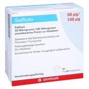 SALFLUTIN 50 µg/100 µg/Dosis 60 Einzeldos.Inh.-P. 1 St