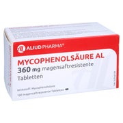 MYCOPHENOLSÄURE AL 360 mg magensaftres.Tabletten 100 St