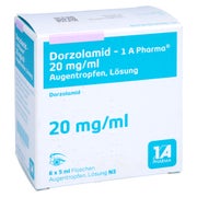 DORZOLAMID-1A Pharma 20 mg/ml Augentropfen Lösung 6X5 ml