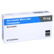 ATORVASTATIN Micro Labs 10 mg Filmtabletten 30 St