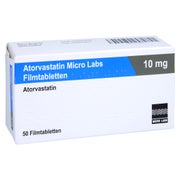 ATORVASTATIN Micro Labs 10 mg Filmtabletten 50 St