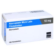 ATORVASTATIN Micro Labs 10 mg Filmtabletten 100 St