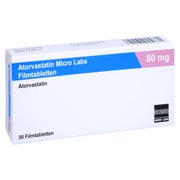 ATORVASTATIN Micro Labs 80 mg Filmtabletten 30 St
