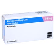 ATORVASTATIN Micro Labs 80 mg Filmtabletten 50 St
