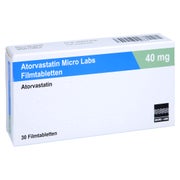 ATORVASTATIN Micro Labs 40 mg Filmtabletten 30 St