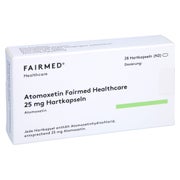 ATOMOXETIN Fairmed Healthcare 25 mg Hartkapseln 28 St