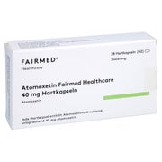 ATOMOXETIN Fairmed Healthcare 40 mg Hartkapseln 28 St
