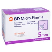BD Micro-fine Pen-nadeln 0,25x5 mm 31 G 100 St