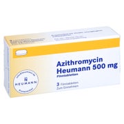 AZITHROMYCIN Heumann 500 mg Filmtabletten 3 St