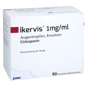 Ikervis 1 Mg/ml Augentropfen Emuls.Einze 90X0,3 ml