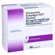 OLMESARTAN Amlodipin HCT Zentiva 40/10/25 mg FTA 98 St