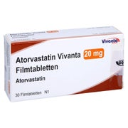 ATORVASTATIN Vivanta 20 mg Filmtabletten 30 St