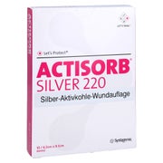 Actisorb 220 Silver 6,5x9,5 cm steril Ko 10 St
