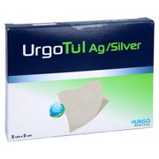 Urgotül Silver 5x5 cm Wundgaze 10 St