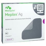 Mepilex Ag Schaumverband 10x10 cm steril 5 St