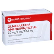 OLMESARTAN/Amlodipin/HCT AL 20 mg/5 mg/12,5 mg FTA 98 St