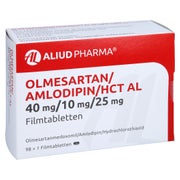 OLMESARTAN/Amlodipin/HCT AL 40 mg/10 mg/25 mg FTA 98 St