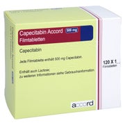 Capecitabin Accord 500 mg Filmtabletten 120X1 St