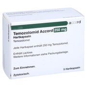 TEMOZOLOMID Accord 250 mg Hartkapseln Sachets 5 St