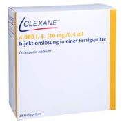 CLEXANE 4.000 I.E. 40mg/0,4ml Inj.-Lsg.i.e.F.-Sp. 20 St
