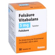 Folsäure Vitabalans 5 mg 50 St