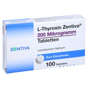 L-THYROXIN Zentiva 200 Mikrogramm Tabletten 100 St