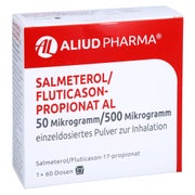 SALMETEROL/Fluticasonpropionat AL 50µg/500µg 1x60 60 St