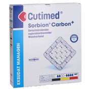 Cutimed Sorbion Carbon Wundverb.25x25 cm 12 St