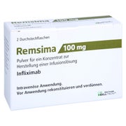 REMSIMA 100 mg Plv.f.e.Konz.z.Her.e.Inf.-Lsg.Dsfl. 2 St