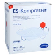 Produktabbildung: Es-kompressen Steril 10x10 cm Großpackun 20X5 St