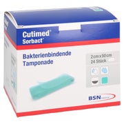 Cutimed Sorbact Tamponaden 2x50 Cm 24 St
