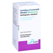 LEVODOPA/Benserazid Devatis 100mg/25mg Retardkaps. 50 St