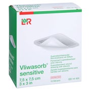 Produktabbildung: Vliwasorb Sensitive 7,5x7,5 cm superabso 10 St