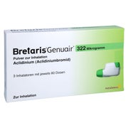 BRETARIS Genuair 322 µg Pulver z.Inhalation 3x60ED 3 St
