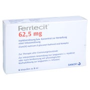 Ferrlecit 62,5 mg Inj.Lsg.bzw.Konz.Her.I 6X5 ml