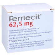 Ferrlecit 62,5 mg Inj.Lsg.bzw.Konz.Her.I 6X5 ml