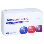 TONOTEC Lipid 10 mg/10 mg/40 mg Tabletten 100 St