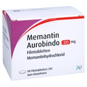 Memantin Aurobindo 20 mg Filmtabletten 98 St