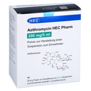 AZITHROMYCIN HEC Pharm 200mg/5ml Plv.z.Sus.-Herst. 30 ml