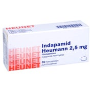 INDAPAMID Heumann 2,5 mg Filmtabletten Heunet 30 St