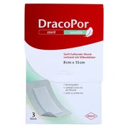Dracopor Sensitiv 8x15 cm steril m.Silik 3 St
