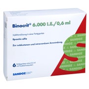 BINOCRIT 6.000 I.E./0,6 ml Inj.-Lsg.i.e.Fertigspr. 6X0,6 ml