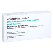 FOSTER NEXThaler 200/6 µg 120 ED Inhalationspulver 1 St