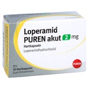 LOPERAMID PUREN akut 2 mg Hartkapseln 10 St