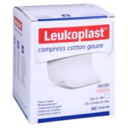 Leukoplast Compress Cotton Gauze Ste 7.5x7.5 8f 25X5 St 25X2 St